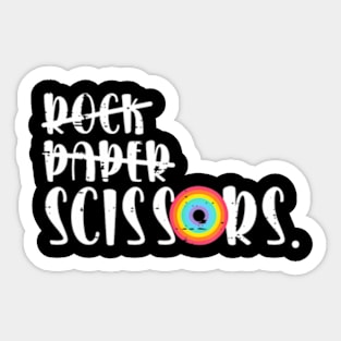 Scissors Lesbian  Gay Pride LGBT Month Women Sticker